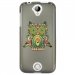 TPU1M330CHOUETTE - Coque souple pour Acer Liquid M330 avec impression Motifs chouette psychédélique