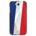 TPU1M330DRAPFRANCE - Coque souple pour Acer Liquid M330 avec impression Motifs drapeau de la France