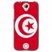 TPU1M330DRAPTUNISIE - Coque souple pour Acer Liquid M330 avec impression Motifs drapeau de la Tunisie