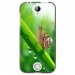 TPU1M330ESCARGOT - Coque souple pour Acer Liquid M330 avec impression Motifs escargot sur une tige