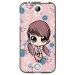 TPU1M330PETITEFILLE - Coque souple pour Acer Liquid M330 avec impression Motifs petite fille manga