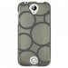TPU1M330RONDSGRIS - Coque souple pour Acer Liquid M330 avec impression Motifs ronds gris