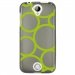 TPU1M330RONDSVERTS - Coque souple pour Acer Liquid M330 avec impression Motifs ronds verts