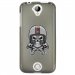 TPU1M330SKULLCASQUE - Coque souple pour Acer Liquid M330 avec impression Motifs tête de mort avec un casque de moto