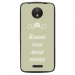 TPU1MOTOCBOUDERVERT - Coque souple pour Motorola Moto C avec impression Motifs Bouder pour mieux Régner vert