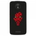 TPU1MOTOCDARKROUGE - Coque souple pour Motorola Moto C avec impression Motifs Dark rouge