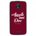 TPU1MOTOCDIEUBORDEAU - Coque souple pour Motorola Moto C avec impression Motifs Appelle moi Dieu bordeau