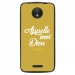 TPU1MOTOCDIEUOR - Coque souple pour Motorola Moto C avec impression Motifs Appelle moi Dieu or
