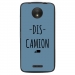 TPU1MOTOCDISCAMIONBLEU - Coque souple pour Motorola Moto C avec impression Motifs Dis Camion bleu