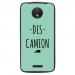 TPU1MOTOCDISCAMIONTURQUOI - Coque souple pour Motorola Moto C avec impression Motifs Dis Camion turquoise