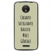TPU1MOTOCGENIALEVERT - Coque souple pour Motorola Moto C avec impression Motifs Chiante mais Géniale vert