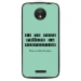 TPU1MOTOCPERFECTIONTURQUO - Coque souple pour Motorola Moto C avec impression Motifs frôler la perfection turquoise