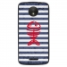 TPU1MOTOCPOISSON - Coque souple pour Motorola Moto C avec impression Motifs squelette poisson