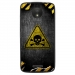 TPU1MOTOCTOXIQUE - Coque souple pour Motorola Moto C avec impression Motifs panneau toxique
