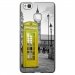 TPU1P9LITECABINEUKJAUNE - Coque souple pour Huawei Ascend P9-Lite avec impression Motifs cabine téléphonique UK jaune