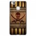 TPU1P9LITESABREPIRATE - Coque souple pour Huawei Ascend P9-Lite avec impression Motifs sabre et tête de mort pirate