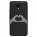TPU1ROBBYMAINCOEUR - Coque souple pour Wiko Robby avec impression Motifs mains en forme de coeur