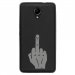 TPU1ROBBYMAINDOIGT - Coque souple pour Wiko Robby avec impression Motifs doigt d'honneur