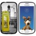 TPU1S7390CABINEUKJAUNE - Coque Souple en gel noir pour Galaxy Trend Lite avec impression Motifs cabine téléphonique UK jaun