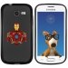 TPU1S7390IRONBUSTE - Coque Souple en gel noir pour Galaxy Trend Lite avec impression Motifs buste Iron