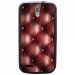 TPU1SFRTRAIL4CAPITON - Coque souple pour SFR StarTrail 4 avec impression Motifs effet capitonné bordeau