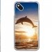 TPU1SUNNYDAUPHIN - Coque souple pour Wiko Sunny avec impression Motifs dauphin
