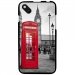 TPU1SUNSET2CABINEUK - Coque Souple en gel pour Wiko Sunset 2 avec impression Motifs cabine téléphonique UK rouge