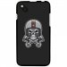 TPU1SUNSET2SKULLCASQUE - Coque Souple en gel pour Wiko Sunset 2 avec impression Motifs tête de mort avec un casque de moto