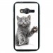 TPU1TREN2LITECHATYEUXBLEU - Coque souple pour Samsung Galaxy Trend 2 Lite G318h avec impression Motifs chat yeux bleus