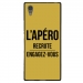 TPU1XA1ULTRAAPEROOR - Coque souple pour Sony Xperia XA1 Ultra avec impression Motifs l'apéro recrute or