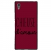 TPU1XA1ULTRACHIEUSEBORDEAU - Coque souple pour Sony Xperia XA1 Ultra avec impression Motifs Chieuse d'Amour bordeau