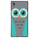 TPU1XA1ULTRACHOUETTE1 - Coque souple pour Sony Xperia XA1 Ultra avec impression Motifs chouette bleue et grise