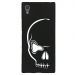 TPU1XA1ULTRACRANE - Coque souple pour Sony Xperia XA1 Ultra avec impression Motifs crâne blanc