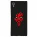 TPU1XA1ULTRADARKROUGE - Coque souple pour Sony Xperia XA1 Ultra avec impression Motifs Dark rouge