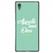 TPU1XA1ULTRADIEUTURQUOISE - Coque souple pour Sony Xperia XA1 Ultra avec impression Motifs Appelle moi Dieu turquoise