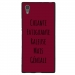 TPU1XA1ULTRAGENIALEBORDEAU - Coque souple pour Sony Xperia XA1 Ultra avec impression Motifs Chiante mais Géniale bordeau