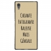 TPU1XA1ULTRAGENIALETAUPE - Coque souple pour Sony Xperia XA1 Ultra avec impression Motifs Chiante mais Géniale taupe