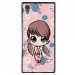 TPU1XA1ULTRAPETITEFILLE - Coque souple pour Sony Xperia XA1 Ultra avec impression Motifs petite fille manga
