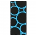 TPU1XA1ULTRARONDSBLEUS - Coque souple pour Sony Xperia XA1 Ultra avec impression Motifs ronds bleus