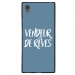 TPU1XA1ULTRAVENDREVEBLEU - Coque souple pour Sony Xperia XA1 Ultra avec impression Motifs vendeur de rêves bleu