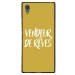 TPU1XA1ULTRAVENDREVEOR - Coque souple pour Sony Xperia XA1 Ultra avec impression Motifs vendeur de rêves or