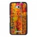 TPU1XPE4GLOVESPRING - Coque Souple en gel noir pour Sony Xperia E4g avec impression Motifs Love Spring