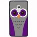 TPU1Z200CHOUETTE5 - Coque souple pour Acer Liquid Z200 avec impression Motifs chouette mauve et grise