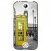 TPU1Z320CABINEUKJAUNE - Coque souple pour Acer Liquid Z320 avec impression Motifs cabine téléphonique UK jaune