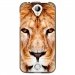 TPU1Z320LION - Coque souple pour Acer Liquid Z320 avec impression Motifs tête de lion