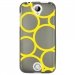 TPU1Z320RONDSJAUNES - Coque souple pour Acer Liquid Z320 avec impression Motifs ronds jaunes