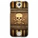 TPU1Z320SKULLPIRATE - Coque souple pour Acer Liquid Z320 avec impression Motifs pirate et tête de mort
