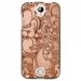 TPU1Z330ARABESQUEBRONZE - Coque souple pour Acer Liquid Z330 avec impression Motifs arabesque bronze
