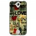 TPU1Z330LOVEVINTAGE - Coque souple pour Acer Liquid Z330 avec impression Motifs Love Vintage