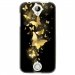 TPU1Z330PAPILLONSDORES - Coque souple pour Acer Liquid Z330 avec impression Motifs papillons dorés